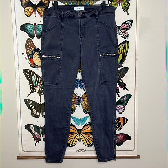 Pistola Topanga cargo zipper skinny pant